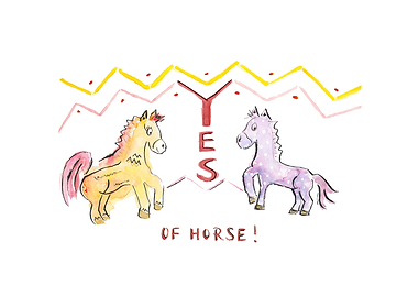 Yes of horse!