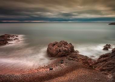 Rotherslade Bay and Donkey Rock Gower Swansea