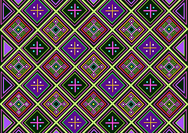 Indigenous ethnic pattern design illustration