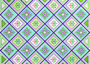 Indigenous ethnic pattern design