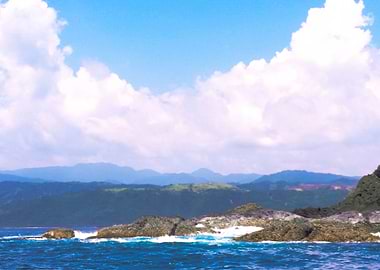 Sailing a Boat in the Middle of the Sea