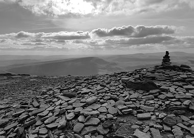 Rock Cairn Atop Corn Du