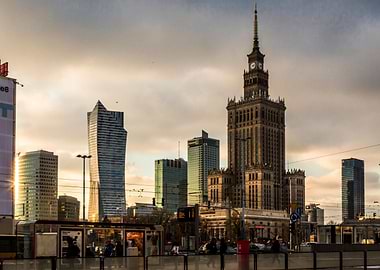 Palace of Culture in Poland.