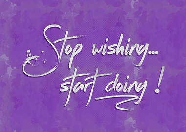 TEXT ART Start doing