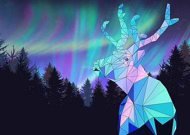 Aurora Reindeer