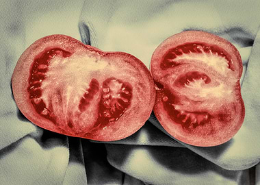 Sliced tomato