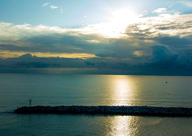 The sun after the storm