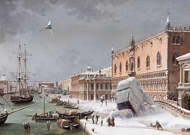 AT-AT falls in Venice