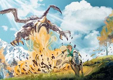 Link vs Dragon