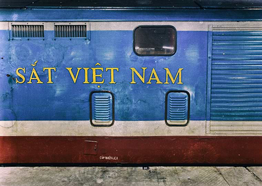 Train in Hanoi station -