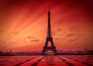 Eiffel Tower at Sunrise