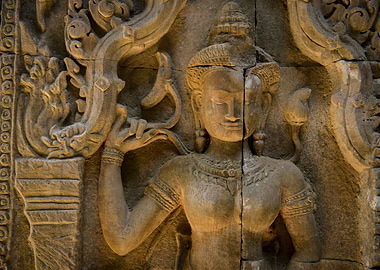 Beautiful Stone Temple Carving