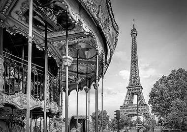 Typical Paris monochrome