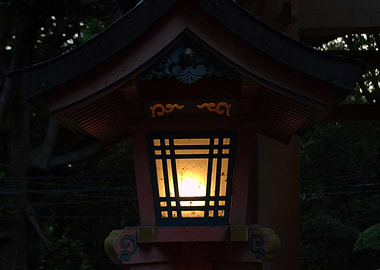 Lantern at Dusk