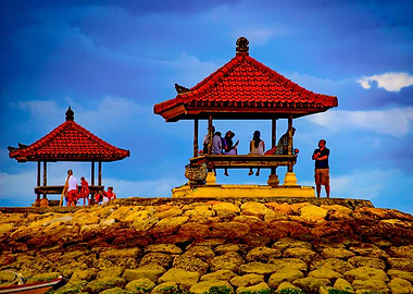 Chillen on a tropical Beach