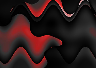 abstract black and red ba