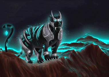Mighty Beast god from lost world