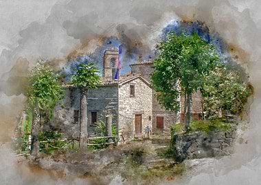 A street of Pennabilli