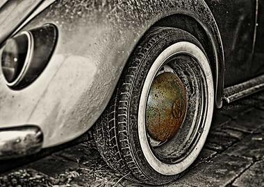 Volks Beetle Rusty Wheel 3