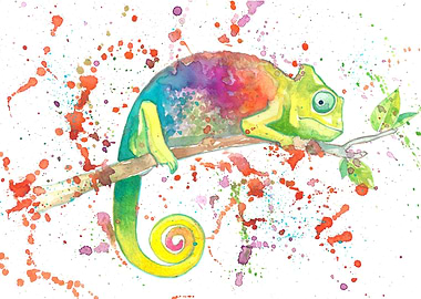 Splash chameleon