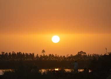 Sunset in Thatta