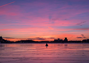 Icy Stockholm Sunset 2