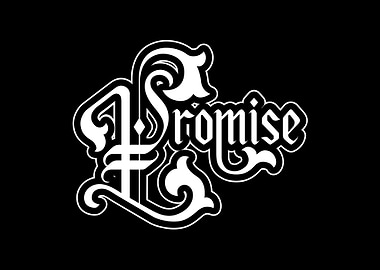 Promise Lettering Medieval (White Version)