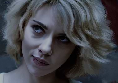 scarlett johansson digital painting