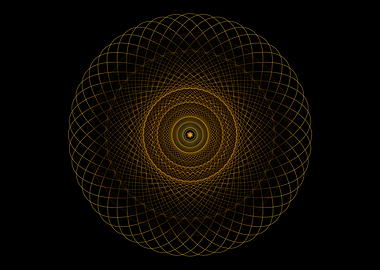 Golden Geometry on black