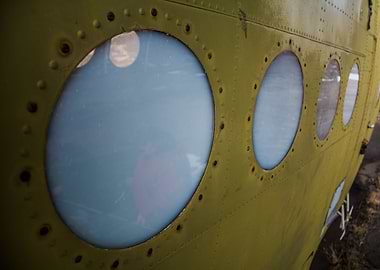 Portholes of aircraft