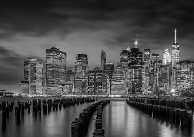 Classic Manhattan Skyline