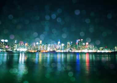 Manhattan Blurry Night