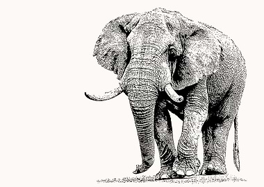African Bull Elephant
