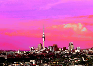 Auckland City in Pink