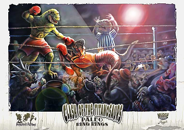 Boxing Dinosaurs Clash