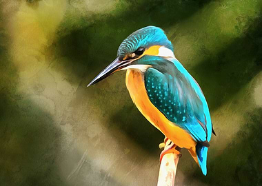 Kingfisher Modern Home Art