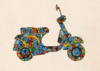 retro scooter 2