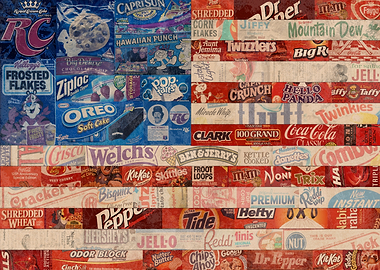 Retro Candy American Flag