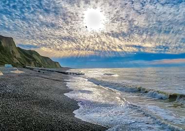 Sheringham Beach At Dusk