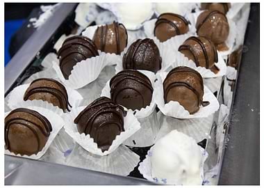 Dark chocolate truffles