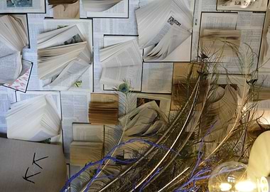 A wall full of books