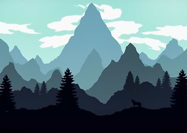 Minimalist Mountain