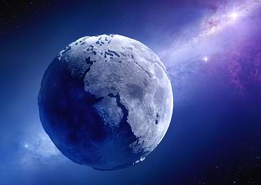 Lifeless earth futuristic