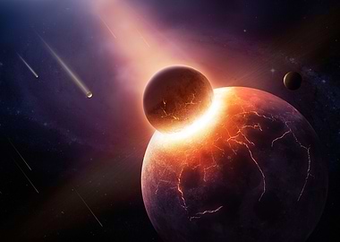 Earth global disaster