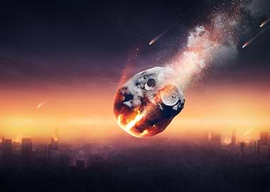 meteorite hit city