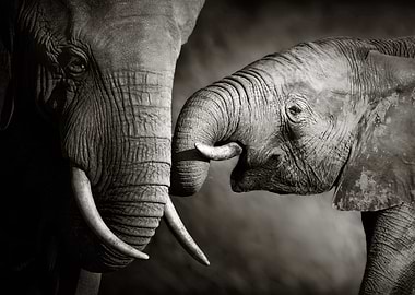 African Elephant portrait