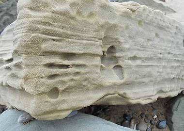 Weathered Rock. Talacre