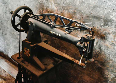 Old Shoe Machine