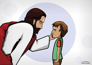 jesus kind to a kid pray d