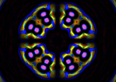 kaleidoscope in darkness